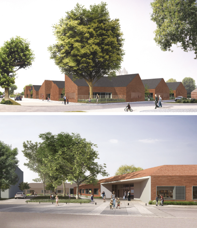 Noyon reconstruction des groupes scolaires Saint-Exupéry et Weissenburger